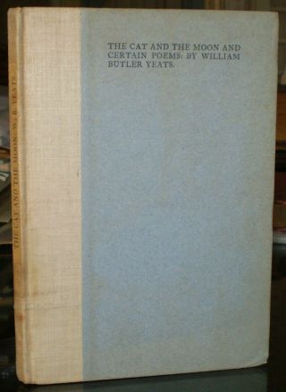 1924,  First Limited Edition 1 Of 500,  Cat And The Moon,  By William Butler Yeats