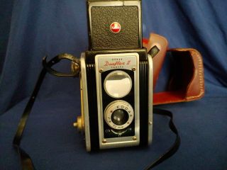 Kodak Duaflex Ii Vintage Tlr Film Camera With Case