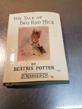 Vintage 1904 1932 The Tale Of Two Bad Mice By Beatrix Potter