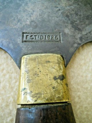 Vintage C S Osborne & Co Round Leather Knife / Newark N J 5