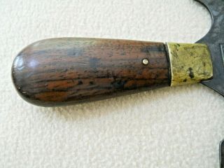 Vintage C S Osborne & Co Round Leather Knife / Newark N J 6