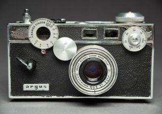 Vintage 35mm Argus C - 3 Rangefinder Camera C3 Brick 3.  5 Cintar 3
