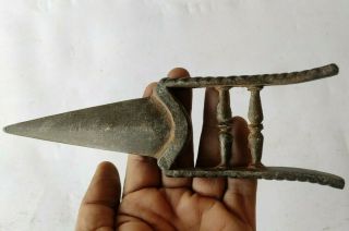 Vintage Salvage Indo Mughal Style Iron Katar Dagger Sword Women Tiger Knife