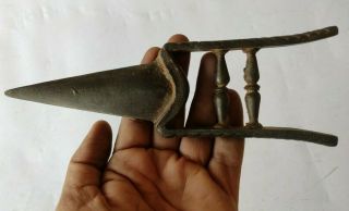 Vintage Salvage Indo Mughal Style Iron Katar Dagger Sword Women Tiger Knife 2