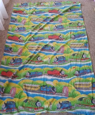 Thomas The Tank Engine Quilt Cover Vintage 1986 Kids Bedding Single Bed