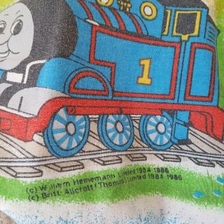 Thomas the Tank Engine Quilt Cover Vintage 1986 Kids Bedding Single Bed 3