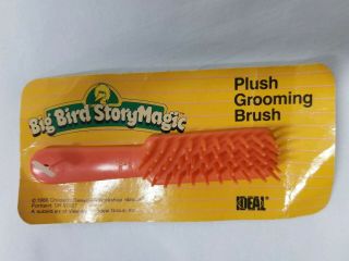 Vintage 1986 Ideal Big Bird Sesame Street Story Magic Plush Replacement Brush