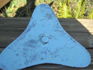 Vtg Santa Anita Ware Mist Brastoff Surf Ballet Lid Cover Triangle Turquoise 5