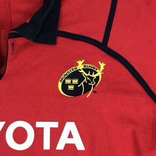 MUNSTER RUGBY SHIRT SIZE 2XL UNION JERSEY TOYOTA CANTERBURY | VINTAGE | A34 3