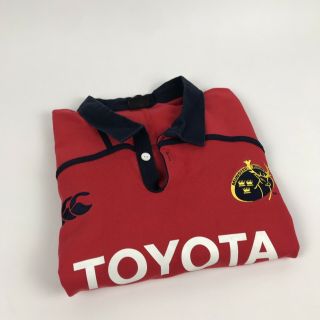 MUNSTER RUGBY SHIRT SIZE 2XL UNION JERSEY TOYOTA CANTERBURY | VINTAGE | A34 8