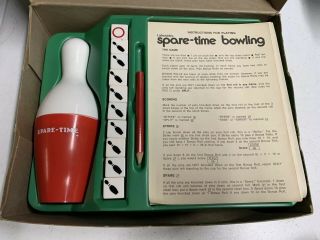 Vintage Spare Time Bowling Lakeside 