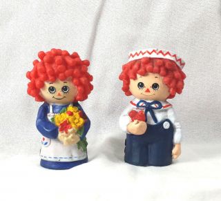 Raggedy Ann N Andy Vintage Finger Puppets Ragdoll Toy Bobbs Merriell 1977 Figure