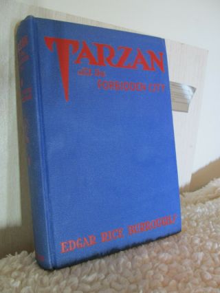 1938 Tarzan And The Forbidden City Edgar Rice Burroughs First Edition