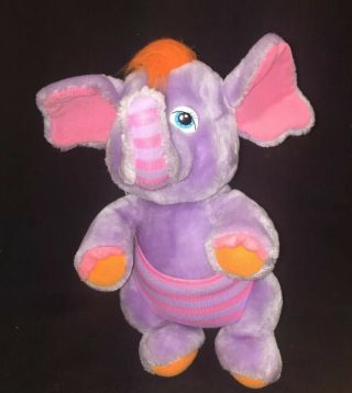 Vintage Wuzzles Eleroo 12 " Plush Disney Hasbro Softies 1984 Elephant Kangaroo