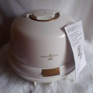 Vtg Gold N Hot Bonnet Hood Hair Dryer 1400 Watt Professional Hard Case Portable