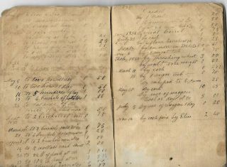 Manuscript Ledger,  Ohio,  with Insights into the 19th Century from 1835 to 1850 4