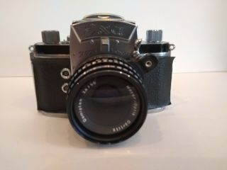 Ihagee Exa 35mm Camera W/50mm F/2.  8 Domiplan Lens