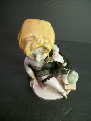 VINTAGE 1940S RELCO RISQUE SEXY LADY PIN UP GIRL ON THE TELEPHONE FIGURINE JAPAN 6