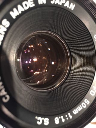 Canon Camera FTb QL Film 24 36 35mm Zoom Lens 50 mm Lebo Voyager Bag 5