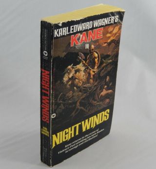 Vintage 1983 Kane In Night Winds By Karl E.  Wagner Paperback Book Frazetta Art