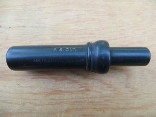 Vintage Olt Keyhole Duck Call - Reg Trademark 348205 - Pekin,  Ill - " Loud " & Accurate