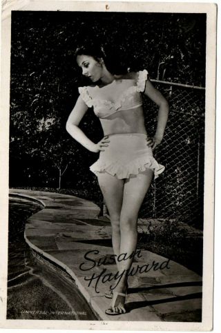 Vintage Press Photo Sexy Susan Hayward Glamorous Irresistible Legs