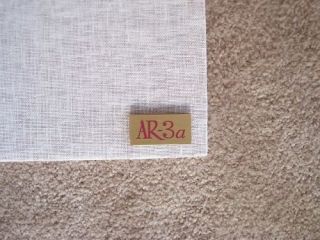 ACOUSTIC RESEARCH AR - 3a GRILLES,  CLOTH & LOGOS 2
