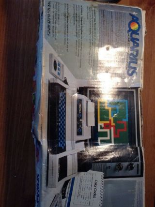 Vintage 1982 Mattel Aquarius Video Game Home Computer System w/Box 3