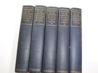 History Of The United States By E.  Benjamin Andrews,  Vols,  1 - 5,  1912