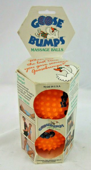 Vintage Goosebumps Massage Balls Acupoint Sensory Stimulation Acupressure 1990