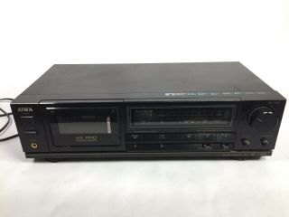 Aiwa Ad - F400u Stereo Cassette 2 - Head Deck Hx - Pro Dolby Vintage 1990s