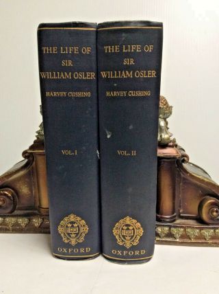 1925 First Edition The Life Of Sir William Osler Physician Medicine Illustrated