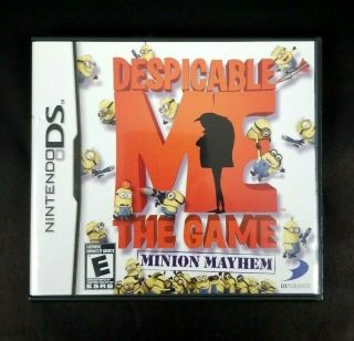 Despicable Me Nintendo Ds The Game Minion Mayhem Dsi 3ds Complete Vtg Vgc