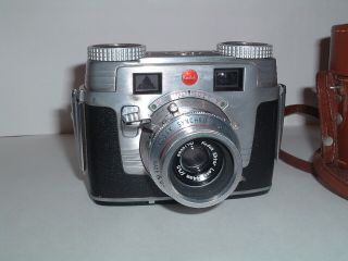 Lqqk Vintage Kodak Signet 35 Camera,  With Case,