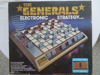 Vintage 1980 The Generals Strategy Board Game 100 Complete & Ideal Toy Co