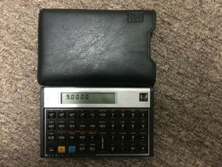 Vintage Hp - 15c Advanced Programmable Scientific Calculator W/slip Case
