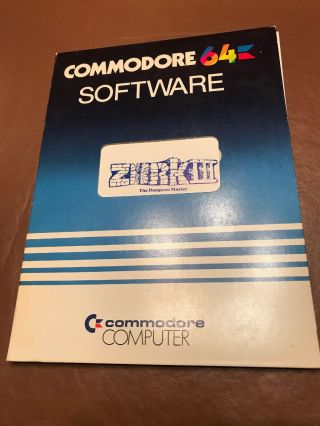 Commodore 64 Game - Zork Iii The Dungeon Master Infocom Vintage Software