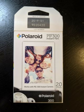 Polaroid PIC - 300 Instant Film Camera (Black),  case and extra roll of film 4