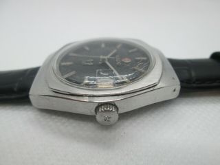 VINTAGE RADO GREEN HORSE DATE STAINLESS STEEL AUTOMATIC MENS WATCH 8