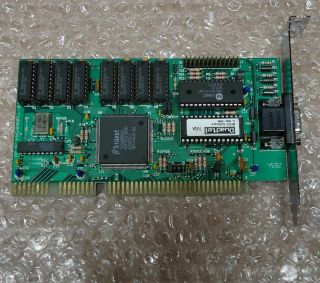 Vintage 1993 Trident 8900cl 1mb Isa Svga Video Card Hng890cl - 24d1tia1,