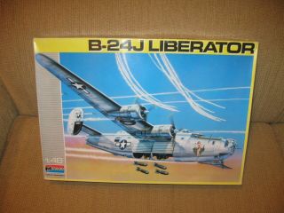 Vintage Monogram 1/48 Scale B - 24j Liberator,  C1990: