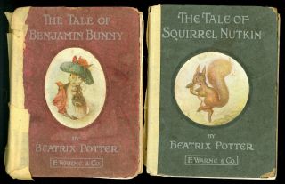1904 Beatrix Potter Benjamin Bunny 1st Ed.  1903 Squirrel Nutkin - 1st Or 2nd Ed