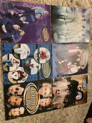 Set Of 6 Vintage Backstreet Boys Pocket Folders