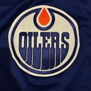 Vintage CCM Edmonton Oilers Jersey Size M Sewn On Logo 4