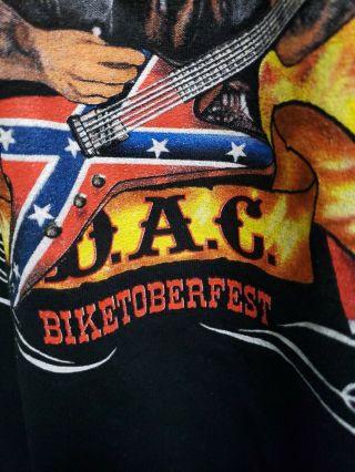 David Allen Coe Vintage Biketoberfest World Tour T - Shirt Men ' s XL Country Music 4