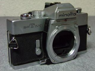 Vtg Minolta Srt 202 35mm Slr Film Camera Body Only