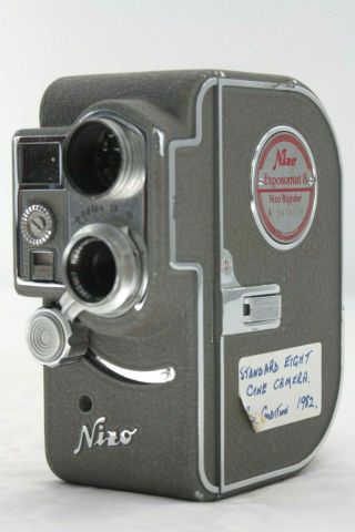 NIZO Rapider EXPOSOMAT 8 cine camera,  Rodenstock 12.  5mm f1.  9 lens 2