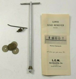 Vintage Lewis Lead Remover Cleaning Kit Vintage 38 And 357