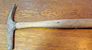 Vintage 10 " Hammer/mallet Woodworking Nail Puller W/ Handle