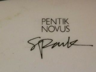 Vintage Pentik Novus Suku Park Korean Designer Porcelain Finland 80s Signed Vase 5
